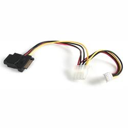 STARTECH.COM Startech.com LP4 to SATA 15-Pin Power Adapter Cable - - Black