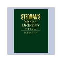 Houghton Mifflin Company Stedman's 27th Edition Hardbound Medical Dictionary with Color Illustrations (HOU0395738555)