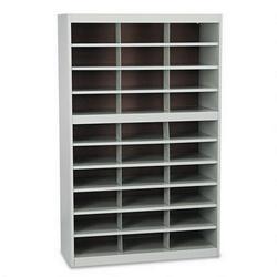 Safco Products Steel E-Z Stor® Project Center, 30 Compartments, Gray, 60h (SAF9274GR)