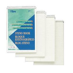 Tops Business Forms Steno Book, Gregg Rule, 60 Sheets, 6 x9 , 12/Pack, Green Tint (TOP8001)