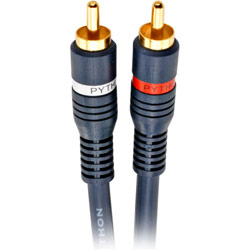 Steren 254-210BL Python(tm) Dual-RCA Audio Cable