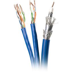 Steren 300-773BL CAT-5e and RG6 Quad-Shield Cable