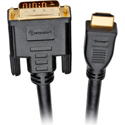 Steren HDMI to DVI Cable - 1 x HDMI - 1 x DVI - 30ft - Black