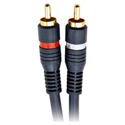 Steren Python Audio Cable - 2 x RCA - 2 x RCA - 100ft - Blue