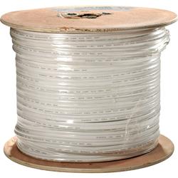 Steren RG59 Coaxial CCTV-Cam Cable - 500ft - White
