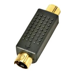 Steren S-Video Plug to RCA Jack - mini-DIN Male to RCA Female