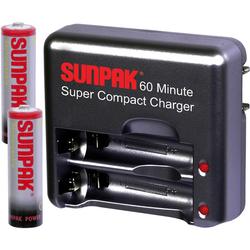 Sunpak ACC-M1074-01 60-Minute NiMH Super Compact Battery Charger Kit