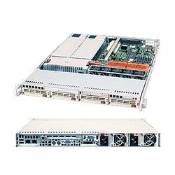 SUPERMICRO COMPUTER Supermicro SuperServer 6014P-82R Barebone System - Intel E7520 - Socket 604 - Xeon, Xeon LV - 800MHz Bus Speed - 16GB Memory Support - DVD-Reader (DVD-ROM) - Gi (SYS-6014P-82RB)