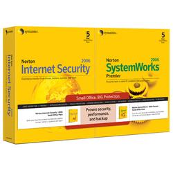 Symantec Norton Internet Security Small Office Pack 2006 with Norton SystemWorks 2006 Premier Small Office Pack - 5 User - Retail - PC