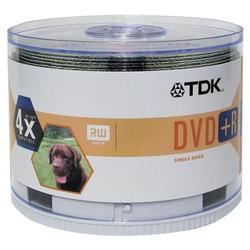 TDK 16x DVD+R Media - 4.7GB - 50 Pack Spindle