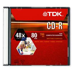 TDK CD-R Media - 700MB - 1 Pack (38643)