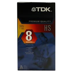 TDK Media TDK Superior Quality VHS Videocassette - VHS - 160Minute