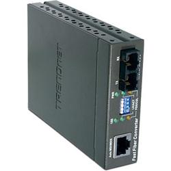 TRENDNET TRENDnet Fast Ethernet Twisted pair to Fiber Media Converter - 1 x RJ-45 , 1 x SC Duplex - 10/100Base-TX, 100Base-FX