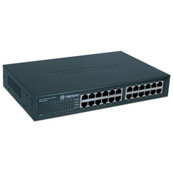 TRENDNET TRENDnet TE100-S24R 24-Port Fast Ethernet Switch - 24 x 10/100Base-TX LAN