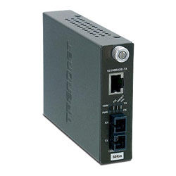 TRENDNET TRENDnet TFC-110S60i Intelligent Fast Ethernet Media Converter - 1 x RJ-45 , 1 x SC Duplex - 10/100Base-TX, 100Base-FX