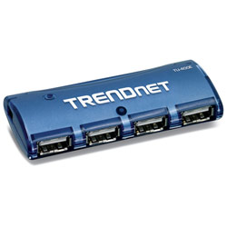 TRENDWARE INTERNATIONAL TRENDnet TU-400E - 4-Port Compact USB Hub