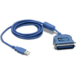 TRENDWARE INTERNATIONAL TRENDnet USB 1.1 to Parallel 1284 Converter Cable - 6.7ft