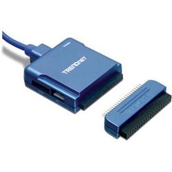 TRENDNET TRENDnet USB 2.0 to SATA / IDE Converter Adapter - 1 x 7-pin Male Serial ATA/150 Serial ATA, 1 x 44-pin Female Ultra ATA/133 (ATA-7) Ultra ATA - USB 2.0