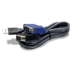 TRENDNET TRENDnet USB KVM Cable - 15ft - Black