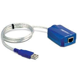 TRENDWARE INTERNATIONAL TRENDnet USB to 10/100Mbps Fast Ethernet Adapter - USB - 1 x RJ-45