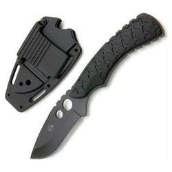 Mantis Knives Ta-2, Seymour, Black Rubber Handle, Kydex Sheath