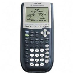 Texas Instrument Texas Instruments TI-84 PLUS Graphic Calculator - 8 Line(s) - 16 Character(s) - Battery Powered - Black