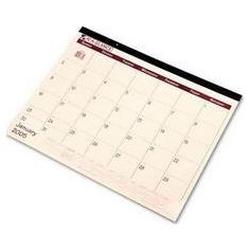 At-A-Glance The Action Planner® Monthly Nonrefillable Desk Pad Calendar, 22 x 17, Rose (AAGSK2592)