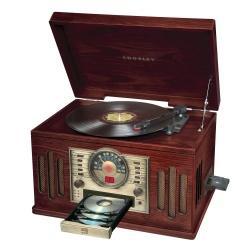 Crosley The Celebrity 3 Disc Changer in Cherry - - CR73-3CH