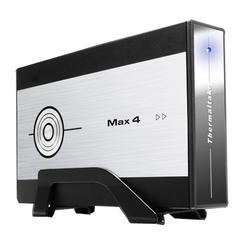 THERMALTAKE Thermaltake Max 4 A2296 5.25 Drive Enclosure - Storage Enclosure - 1 x 5.25 - 1/2H Front Accessible - Silver , Black