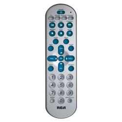 RCA Thomson 4-Device Universal Big-Button Remote Control - TV, Satellite Receiver, Cable Box, DVD Player, VCR, DVR, Auxiliary - Universal Remote