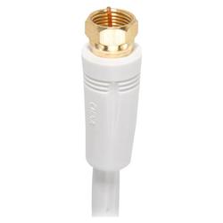 RCA Thomson RG6 Digital Coaxial Cable - 1 x F-connector - 1 x F-connector - 12ft - White