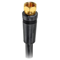 RCA Thomson RG6 Digital Coaxial Cable - 1 x F-connector - 1 x F-connector - 25ft - Black