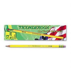 Dixon Ticonderoga Co. Ticonderoga Yellow Pencil, #2 Soft Lead, Dozen (DIX13882)