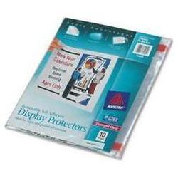 Avery-Dennison Top Loading Display Sheet Protectors for 11 x 8-1/2 Inserts, 10/Pack (AVE74404)