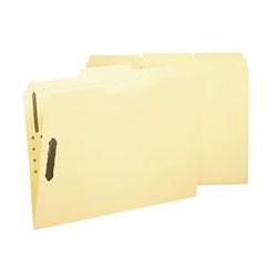 Smead Manufacturing Co. Top Tab Antimicrobial Fastener Folders/Letter, 1/3 Cut Tab, Manila, 50/Box (SMD14540)