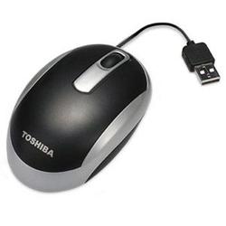Toshiba USB Laser Mini Mouse - Laser - USB - Black
