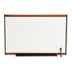 Quartet Manufacturing. Co. Total Erase® Dry Erase Board with Prestige™ Light Cherry Frame, 36 x 24 (QRTTE543LC)