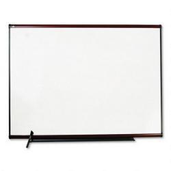 Quartet Manufacturing. Co. Total Erase® Dry Erase Board with Prestige™ Mahogany Frame, 48 x 36 (QRTTE544M)