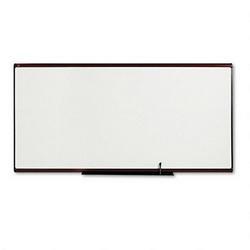 Quartet Manufacturing. Co. Total Erase® Dry Erase Board with Prestige™ Mahogany Frame, 96 x 48 (QRTTE548M)