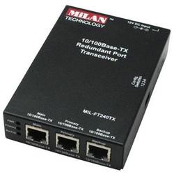 TRANSITION NETWORKS Transition Networks Fault-Tolerant Redundant Port Selector Transceiver - 3 x RJ-45 - 10/100Base-TX