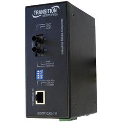 TRANSITION NETWORKS Transition Networks Industrial Fast Ethernet to Fiber Media Converter - 1 x RJ-45 , 1 x SC Duplex - 10/100Base-TX, 100Base-FX (SISTF1011-111-LRT)