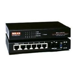 MILAN TECHNOLOGY Transition Networks MIL-S501 5-Port Fast Ethernet Switch - 5 x 10/100Base-TX LAN, 1 x 100Base-FX Uplink