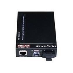 MILAN TECHNOLOGY Transition Networks Raven MIL-RC3000 UTP to Fiber Media Converter - 1 x RJ-45 , 1 x SC - 10/100Base-TX, 100Base-FX (MIL-RC31W13)