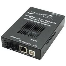 TRANSITION NETWORKS Transition Networks SFBRM1029-100 Fast Ethernet Media converter - 1 x RJ-45 , 1 x ST - 10/100Base-TX, 100Base-BX