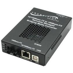 TRANSITION NETWORKS Transition Networks SFBRM1029-103 Fast Ethernet Media converter - 1 x RJ-45 , 1 x SC - 10/100Base-TX, 100Base-FX