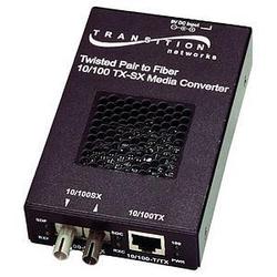 TRANSITION NETWORKS Transition Networks SSETF1011-205 RJ-45 To ST Media Converter - 1 x RJ-45 , 1 x ST - 10/100Base-TX, 100Base-SX - Wall-mountable