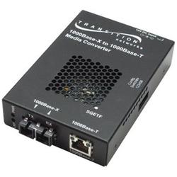 TRANSITION NETWORKS Transition Networks Twisted Pair to Fiber Media Converter - 1 x RJ-45 , 1 x SC Duplex - 1000Base-T, 1000Base-LX (SGETF1035-110-NA)