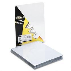 Fellowes Manufacturing Transparent PVC Presentation Covers, Oversized, 11-1/4 x 8-3/4 , 100/Pack (FEL52311)