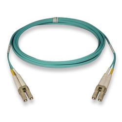 Tripp Lite Aqua Duplex Fiber Patch Cable - 2 x LC - 2 x LC - 49.21ft