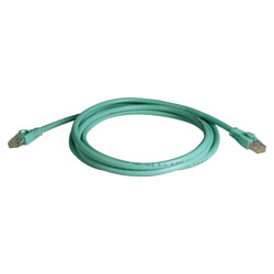 Tripp Lite Cat. 6a UTP Patch Cable - 1 x RJ-45 - 1 x RJ-45 - 14ft - Aqua Blue